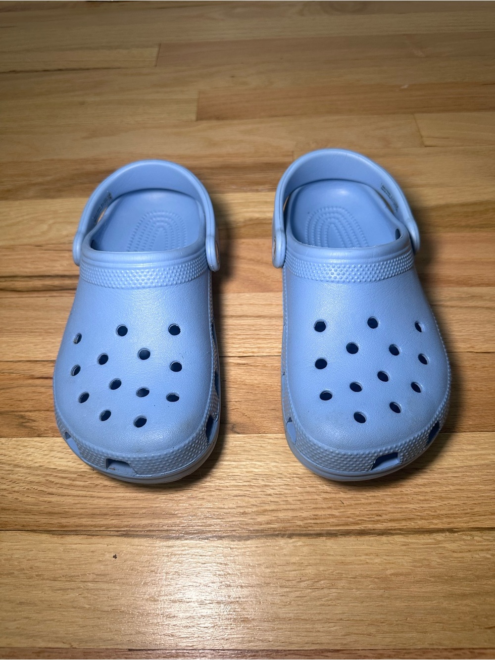 Light Blue Crocs Classic Clogs
